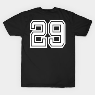 Number 29 for a sports team, group, or community T-Shirt